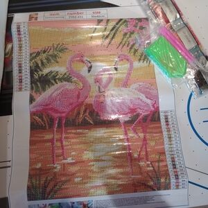 #3 Three Flamingos In The Sunset